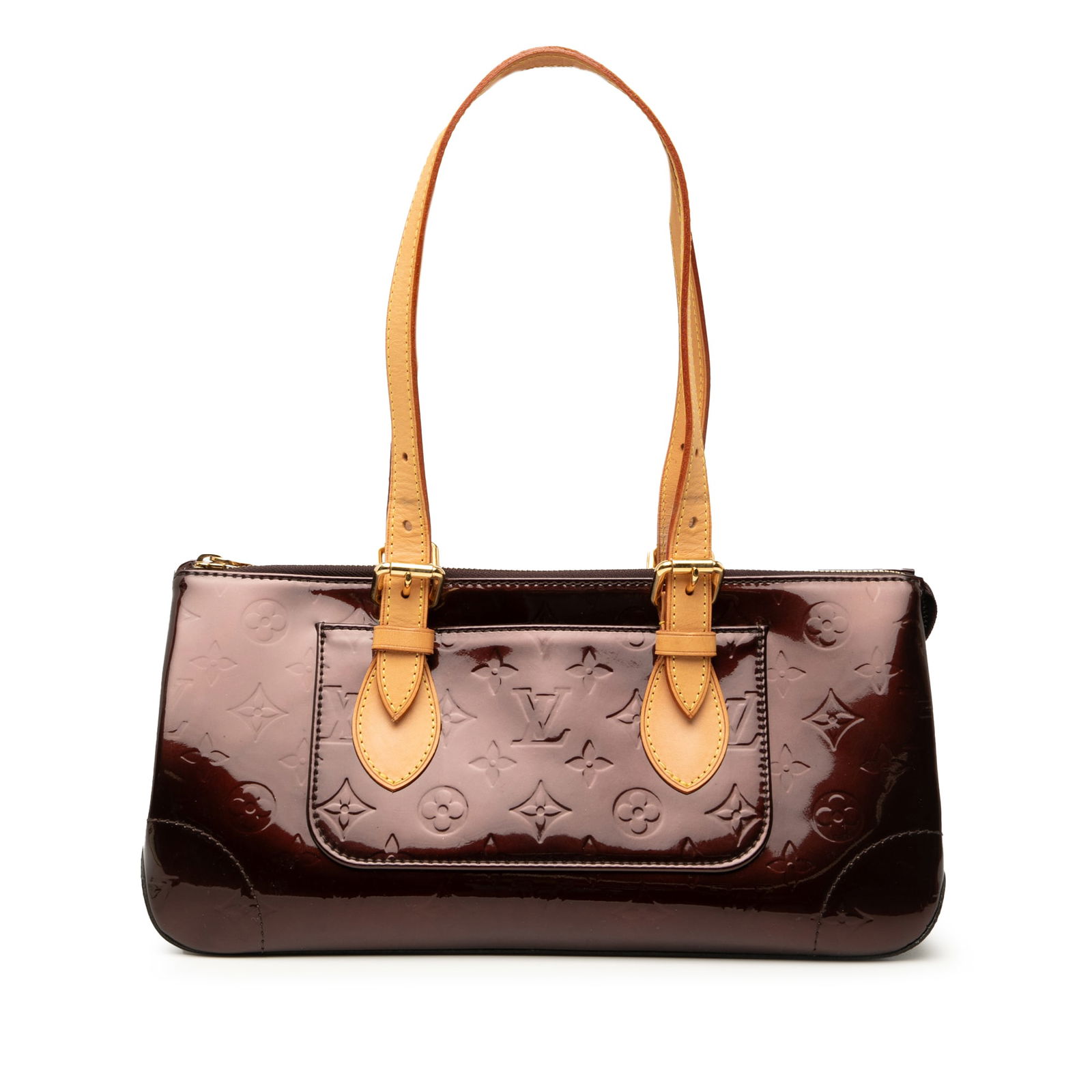 Louis Vuitton Monogram Vernis Rosewood Avenue Purple Leather Bag (1 of 7)