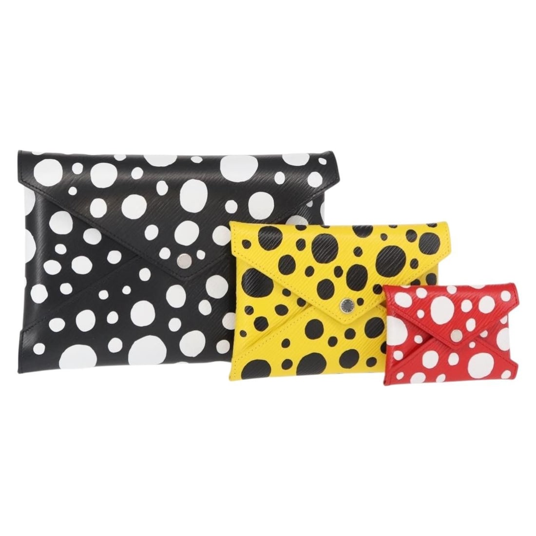 LOUIS VUITTON Epi LVxYK Pochette Kirigami Pouch Black M81959 Auth (1 of 18)