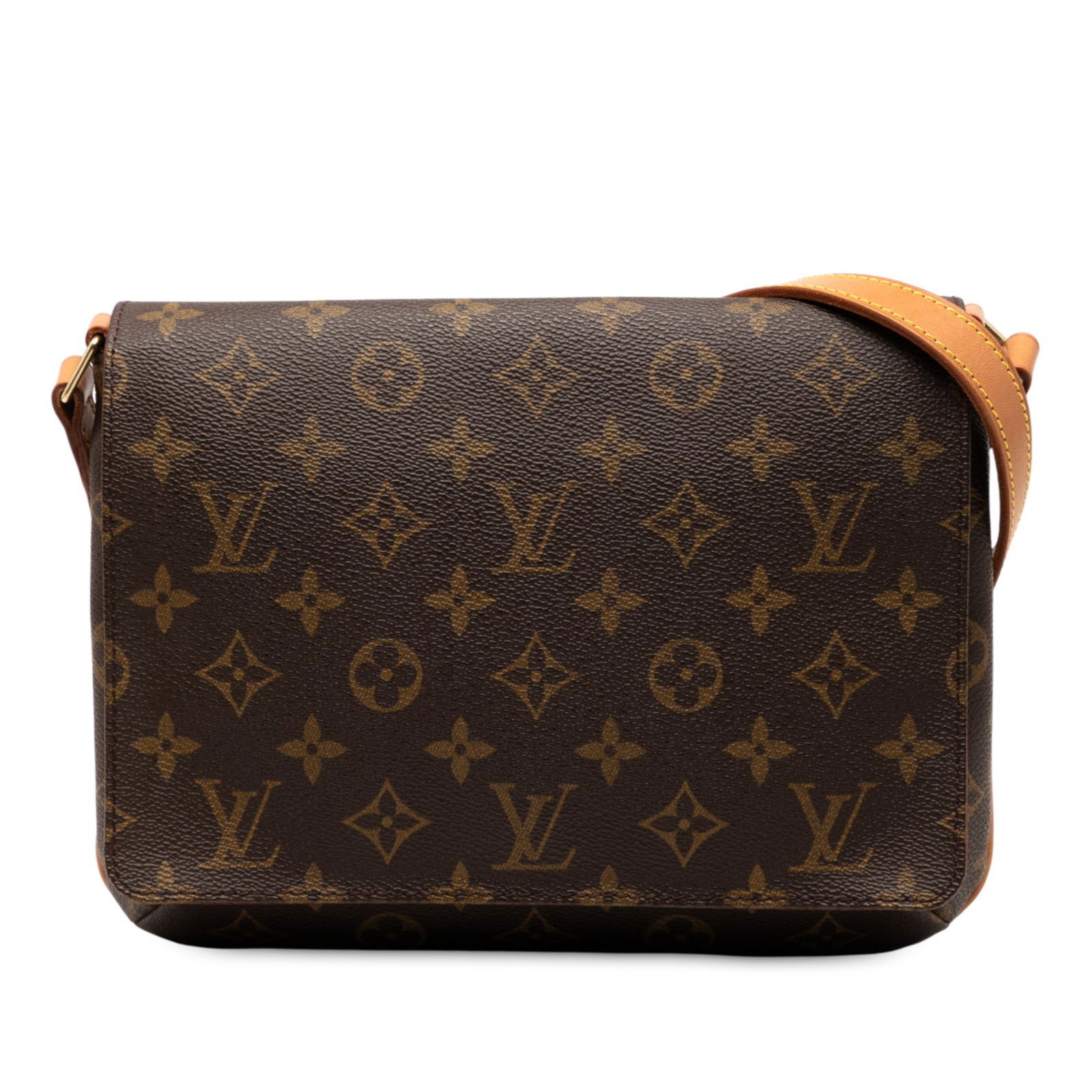 Louis Vuitton Monogram Musette Tango Shoulder Bag Brown Canvas: Louis Vuitton Monogram Musette Tango Shoulder Bag Brown Canvas The Louis Vuitton Monogram Musette Tango Short Strap is a stylish and functional bag made from high-quality monogram canvas. It features
