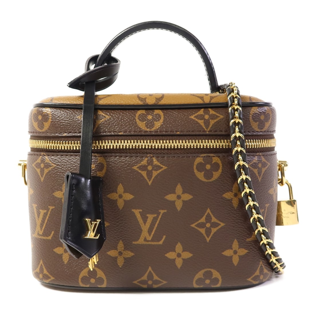 LOUIS VUITTON Vanity PM 2 Way Shoulder Bag M45165 Monogram Reverse Brown (1 of 15)