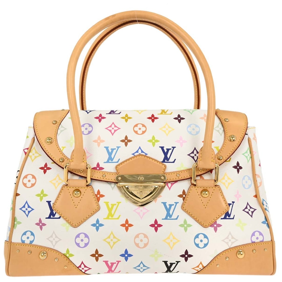 Louis Vuitton Monogram Beverly GM White Handbag M40201 (1 of 10)