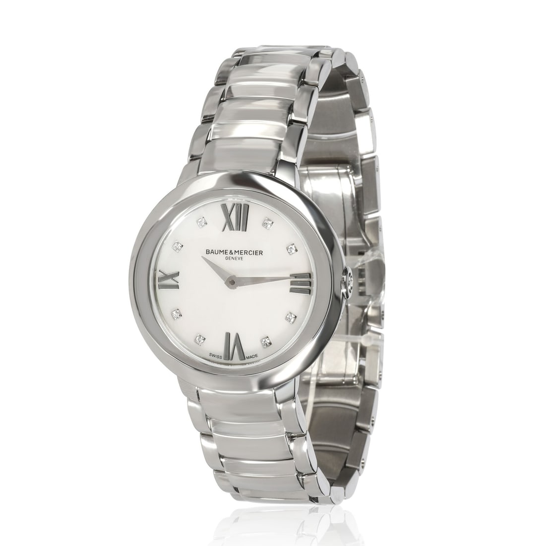 Baume & Mercier Promesse MOA10158 Women's Stainless Steel Watch with Mother of Pearl Dial (1 of 5)