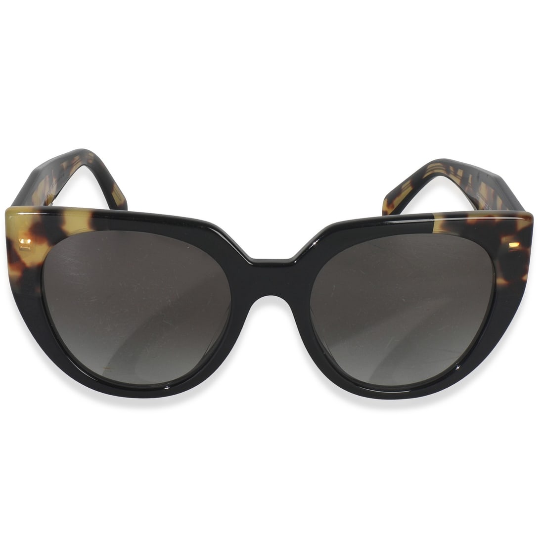 Women's Prada Logo Model Cat Eye Sunglasses in Brown Tortoise Frame (1 of 3)
