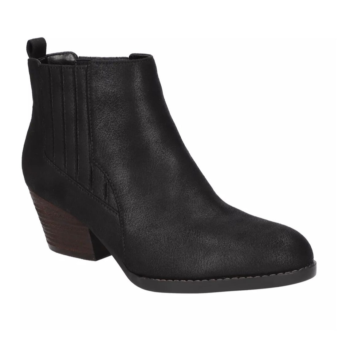 Bella Vita Lou Chelsea Boots Black Fabric Women's 7M Mid-Calf Booties (1 of 11)