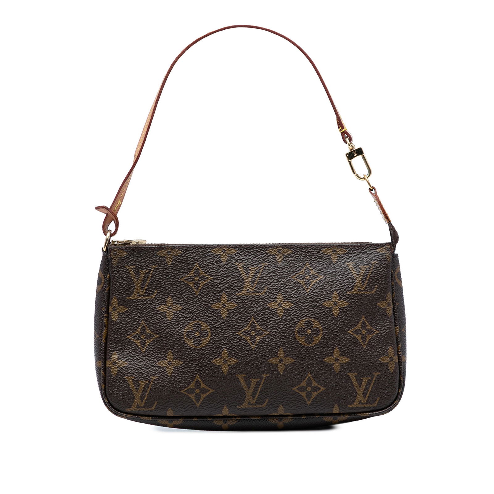 Louis Vuitton Monogram Pochette Accessoires Brown Canvas Bag (1 of 7)