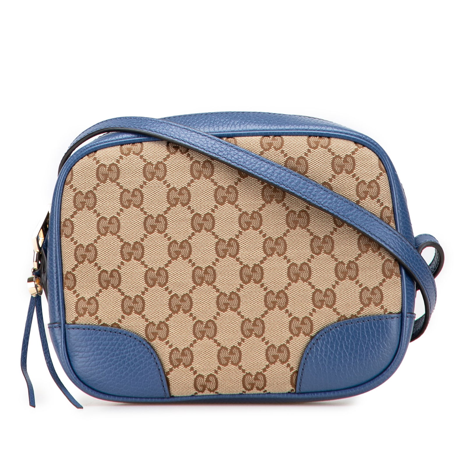 Gucci GG Canvas Bree Crossbody Bag Brown Fabric Italy (1 of 10)