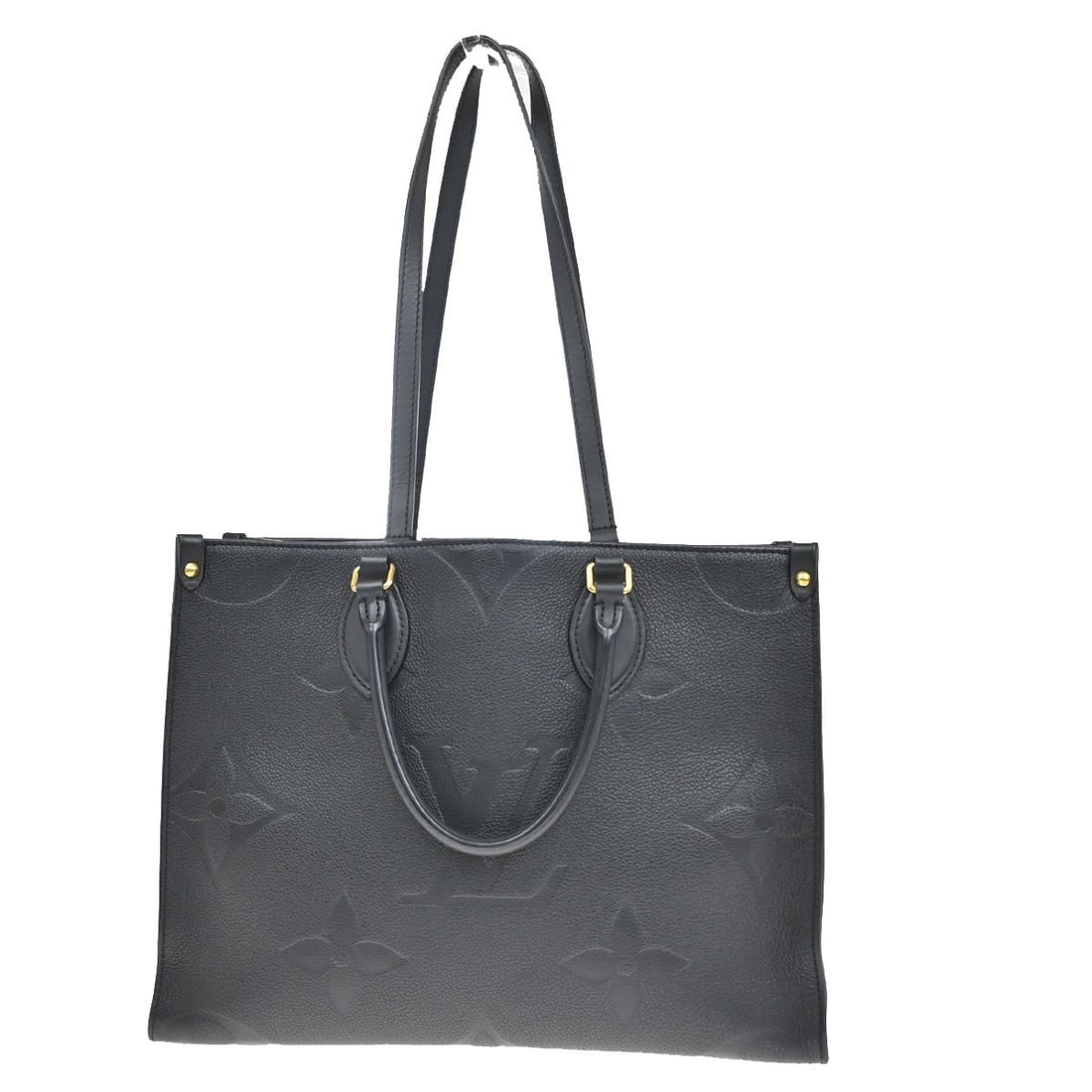 Pre-Owned Louis Vuitton OnTheGo MM Black Tote Handbag (1 of 1)