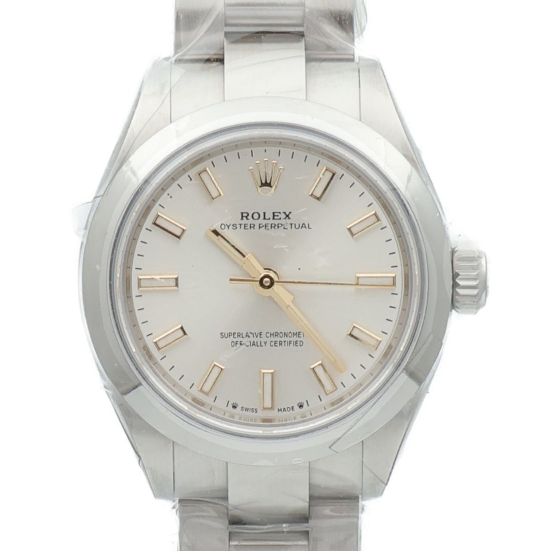 ROLEX Oyster Perpetual 28 Automatic Stainless Steel Silver Watch (1 of 13)