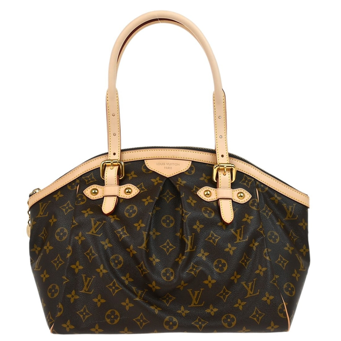 Louis Vuitton Monogram Tivoli GM Handbag M40144 Large Zip Tote: Louis Vuitton Monogram Tivoli GM Handbag M40144 Large Zip Tote Introducing the Louis Vuitton Monogram Tivoli GM Handbag, a stunning piece that combines luxury with functionality. This large hand tote