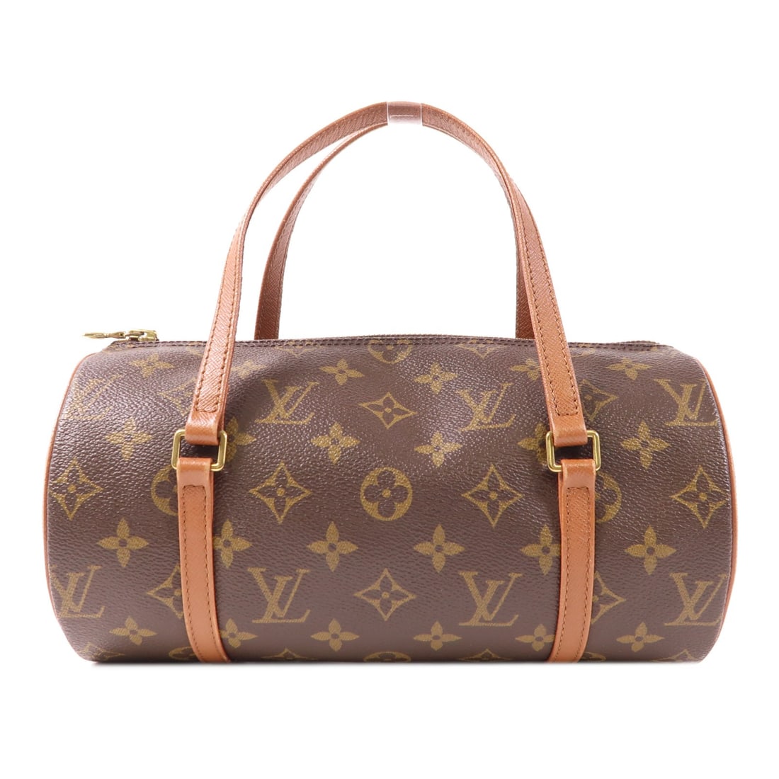 LOUIS VUITTON Papillon PM Handbag Monogram Brown PVC Coated Canvas: LOUIS VUITTON Papillon PM Handbag Monogram Brown PVC Coated Canvas The LOUIS VUITTON Papillon PM Handbag is a stylish accessory crafted from durable PVC coated canvas in a classic brown monogram desig