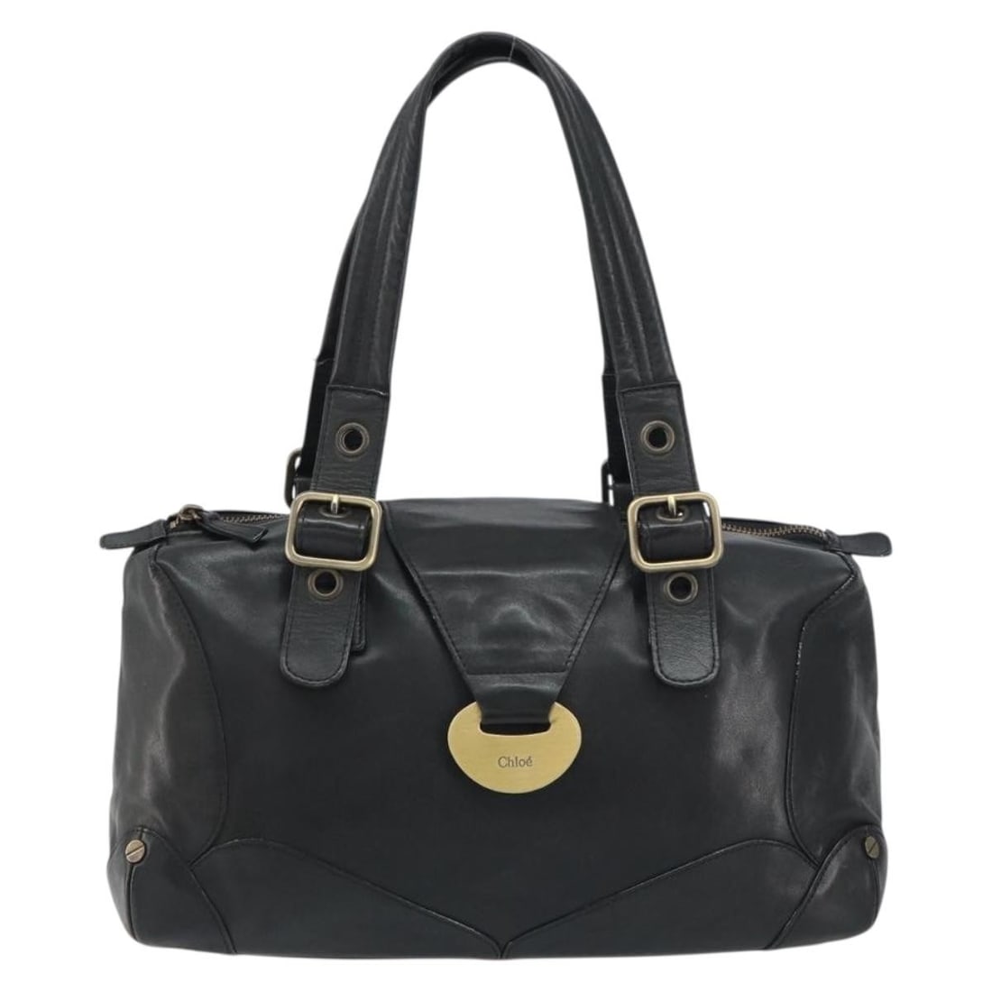 Pre-Owned Chloe Black Tote Handbag Vintage Style (1 of 2)