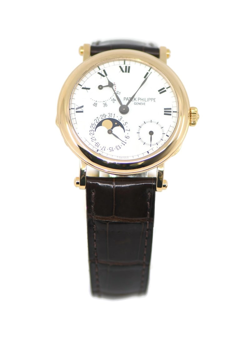 Patek Philippe Complications 18K Yellow Gold Watch Ref 5054J with Box (1 of 3)
