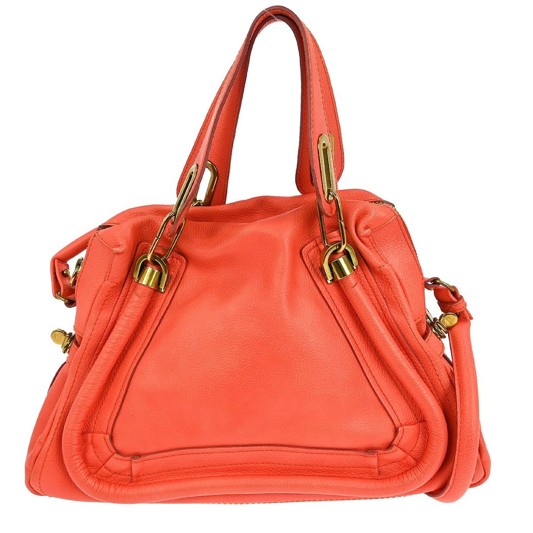 Chloe Paraty Pink Leather Medium Top Handle 2way Bag (1 of 8)