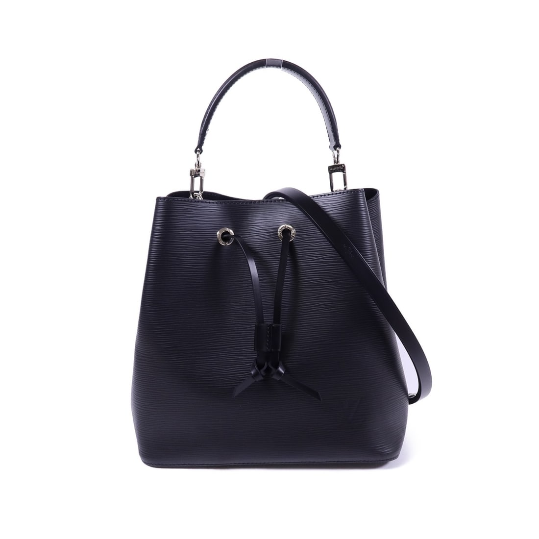 Louis Vuitton Neo Noe MM Black Calfskin 2-Way Shoulder Bag M54366 (1 of 13)