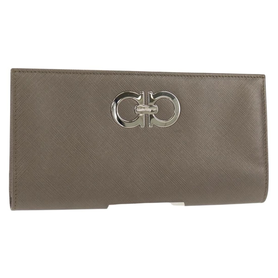 Gancini Silver Bifold Wallet by Salvatore Ferragamo (1 of 1)