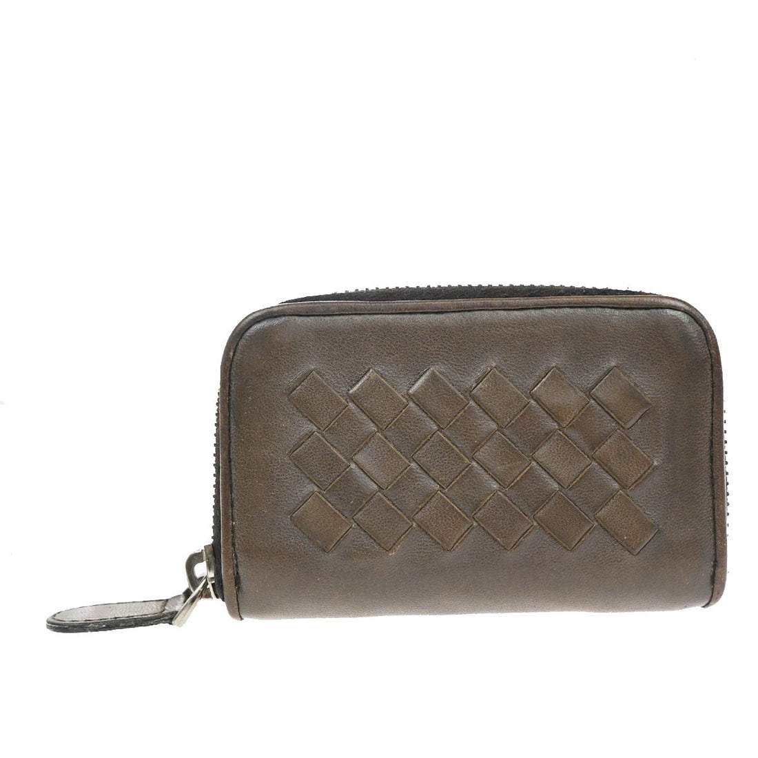 Brown Zip Wallet by Bottega Veneta for Women (1 of 2)
