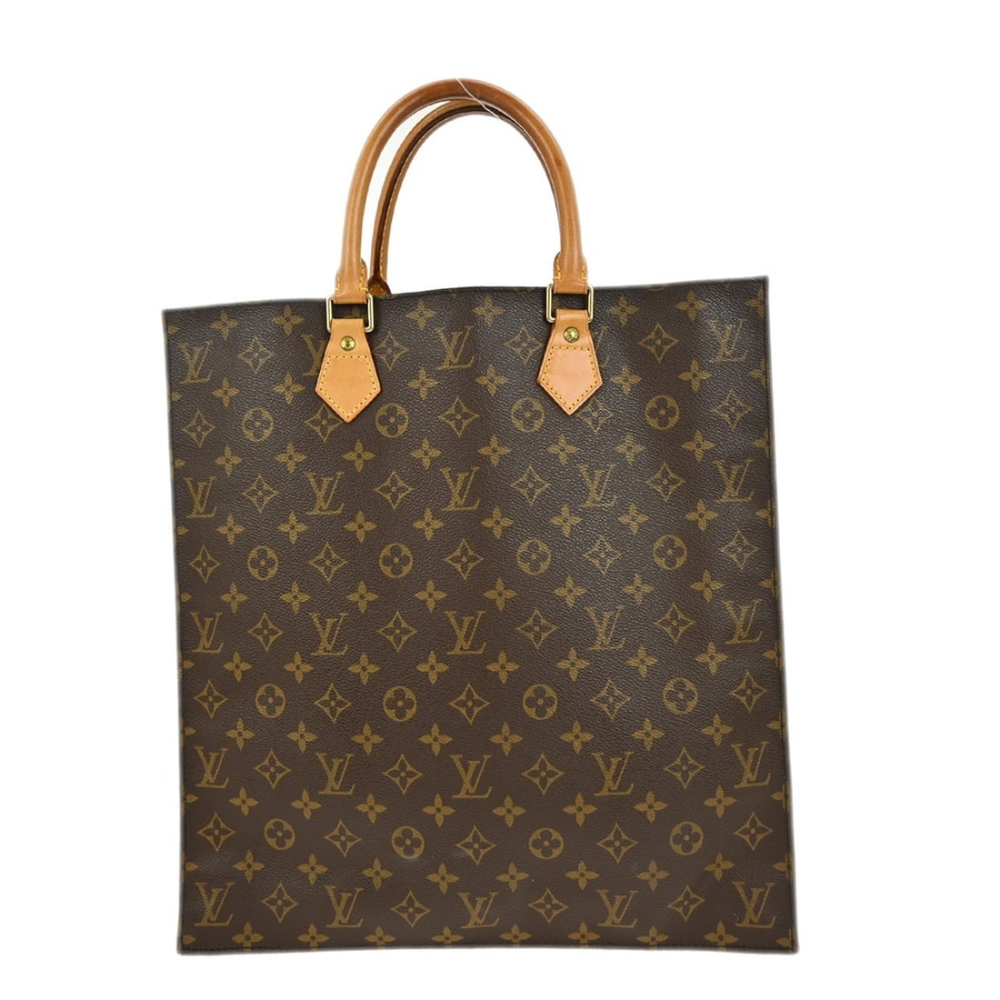 Louis Vuitton Monogram Sac Plat Tote Bag M51140 Vintage (1 of 9)