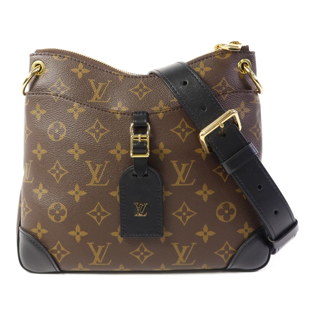 LOUIS VUITTON Odeon PM Monogram Shoulder Bag M45353 Brown GHW (1 of 16)