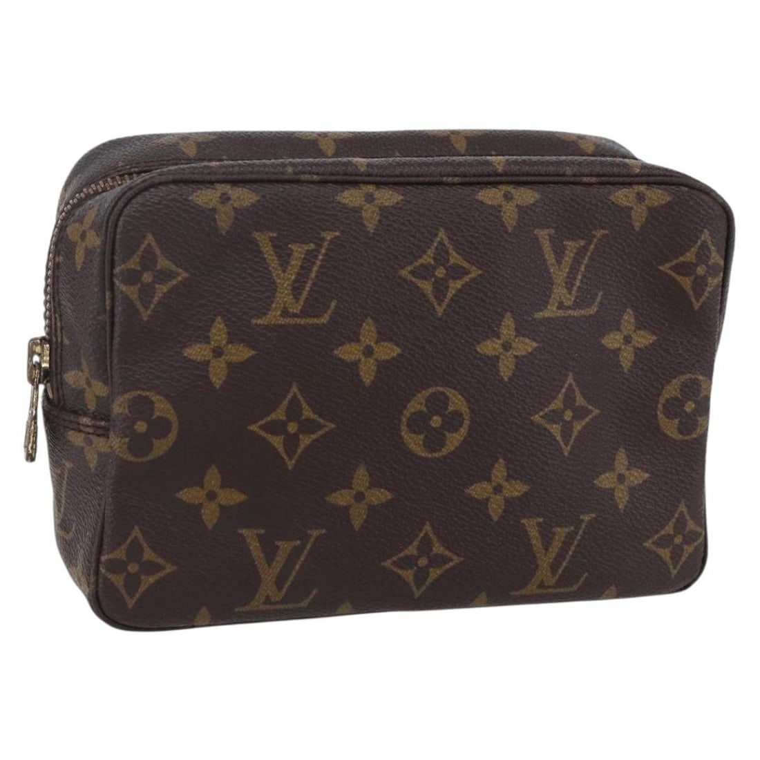 LOUIS VUITTON Monogram Trousse Toilette 18 Pouch M47526 Auth: LOUIS VUITTON Monogram Trousse Toilette 18 Pouch M47526 Auth Discover the timeless elegance of the LOUIS VUITTON Monogram Trousse Toilette 18 Pouch. Crafted in France from durable Monogram Canvas, thi