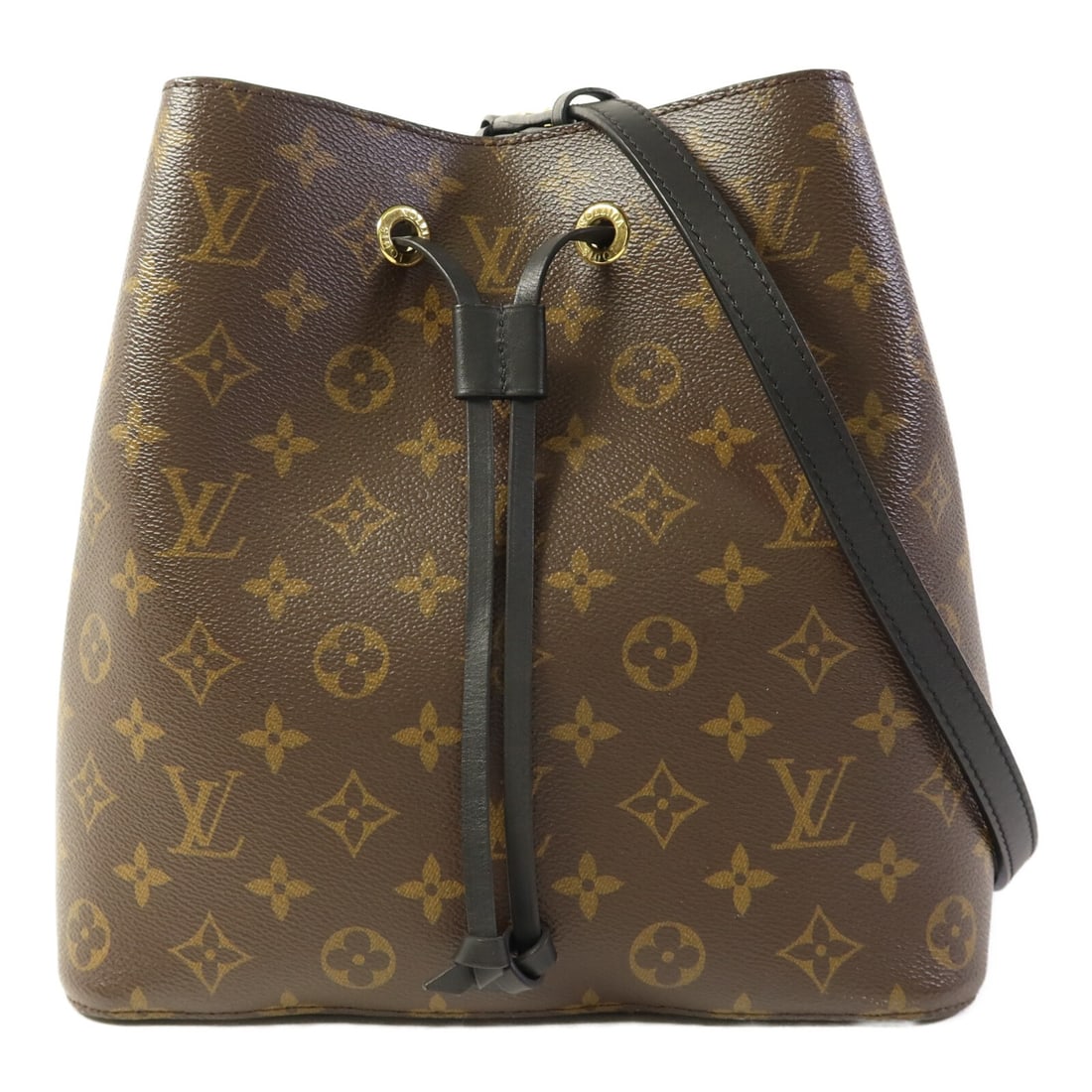 Louis Vuitton Neo Noe MM Shoulder Bag Monogram Brown GHW M44020 (1 of 16)
