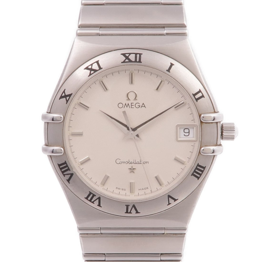 OMEGA Constellation 15123000 Stainless Steel Quartz Wristwatch White Dial: OMEGA Constellation 15123000 Stainless Steel Quartz Wristwatch White Dial Discover the elegance of the OMEGA Constellation 15123000 Quartz Watch, a stunning wristwatch crafted from high-quality stainl