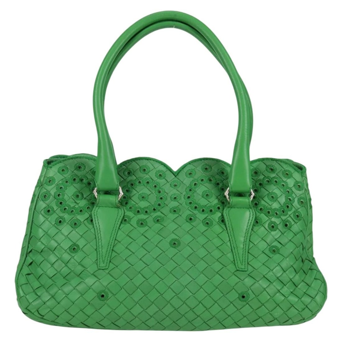 Green Intrecciato Handbag by Bottega Veneta (1 of 2)