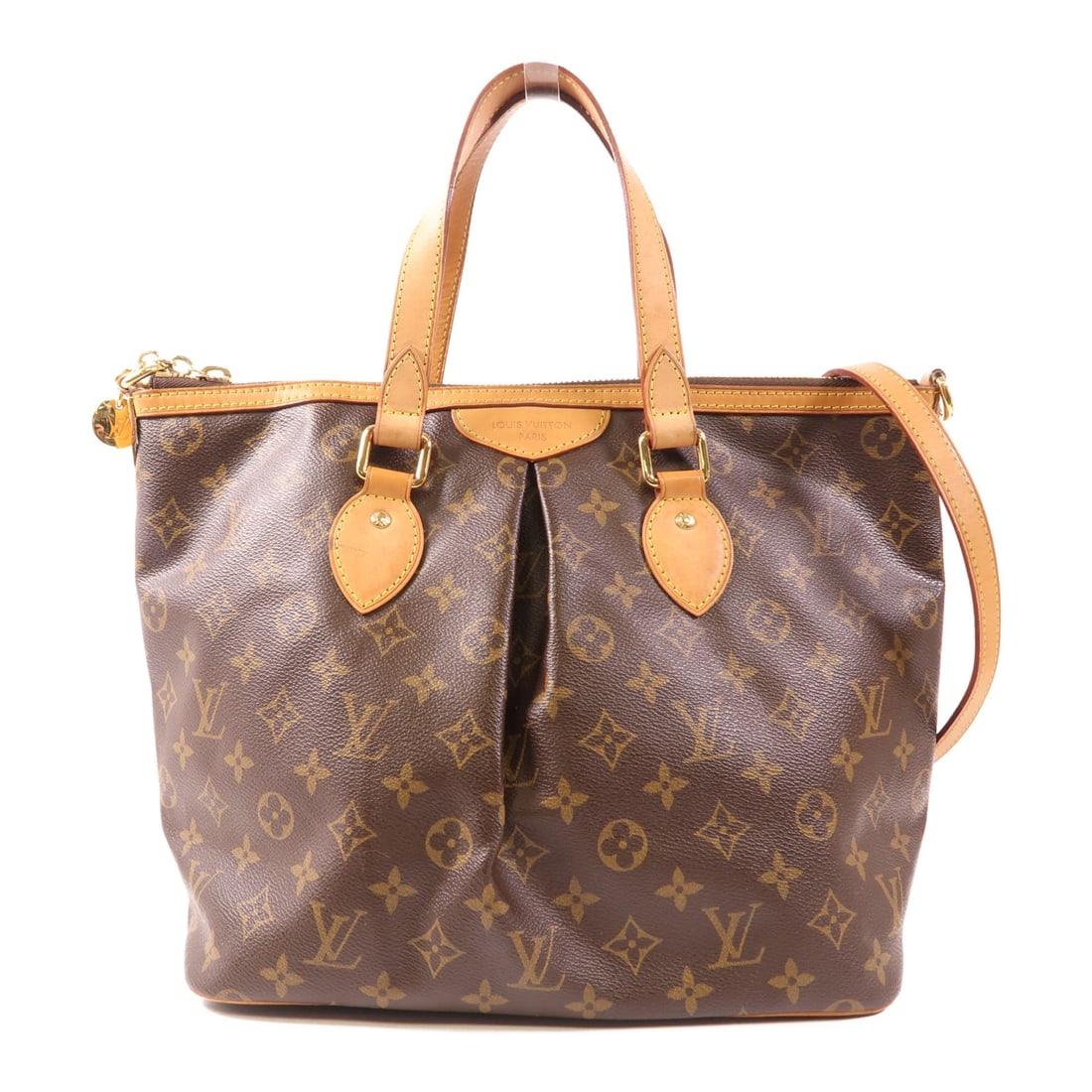 LOUIS VUITTON Palermo PM 2 Way Shoulder Bag Monogram Brown (1 of 12)