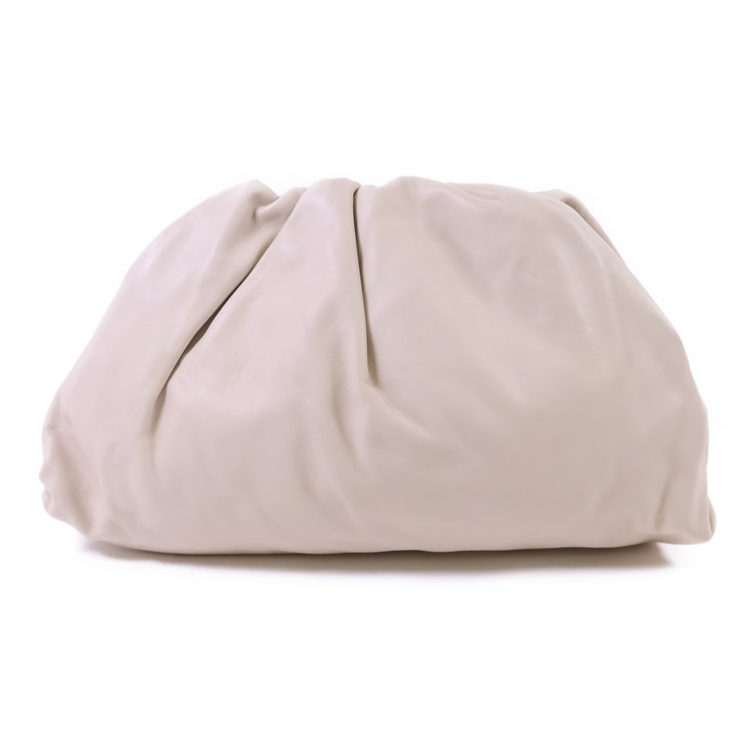 White Calfskin Cloud Clutch by Bottega Veneta (1 of 18)