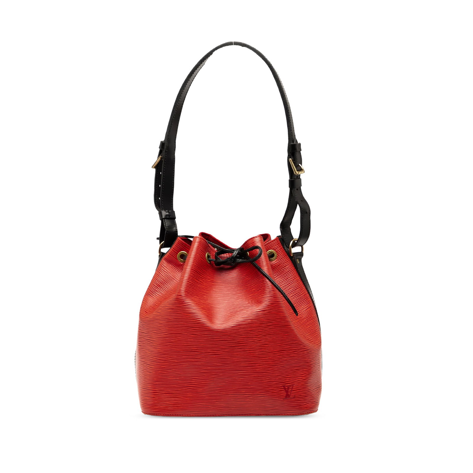 Louis Vuitton Epi Petit Bicolor Noe Red Leather Bag (1 of 7)