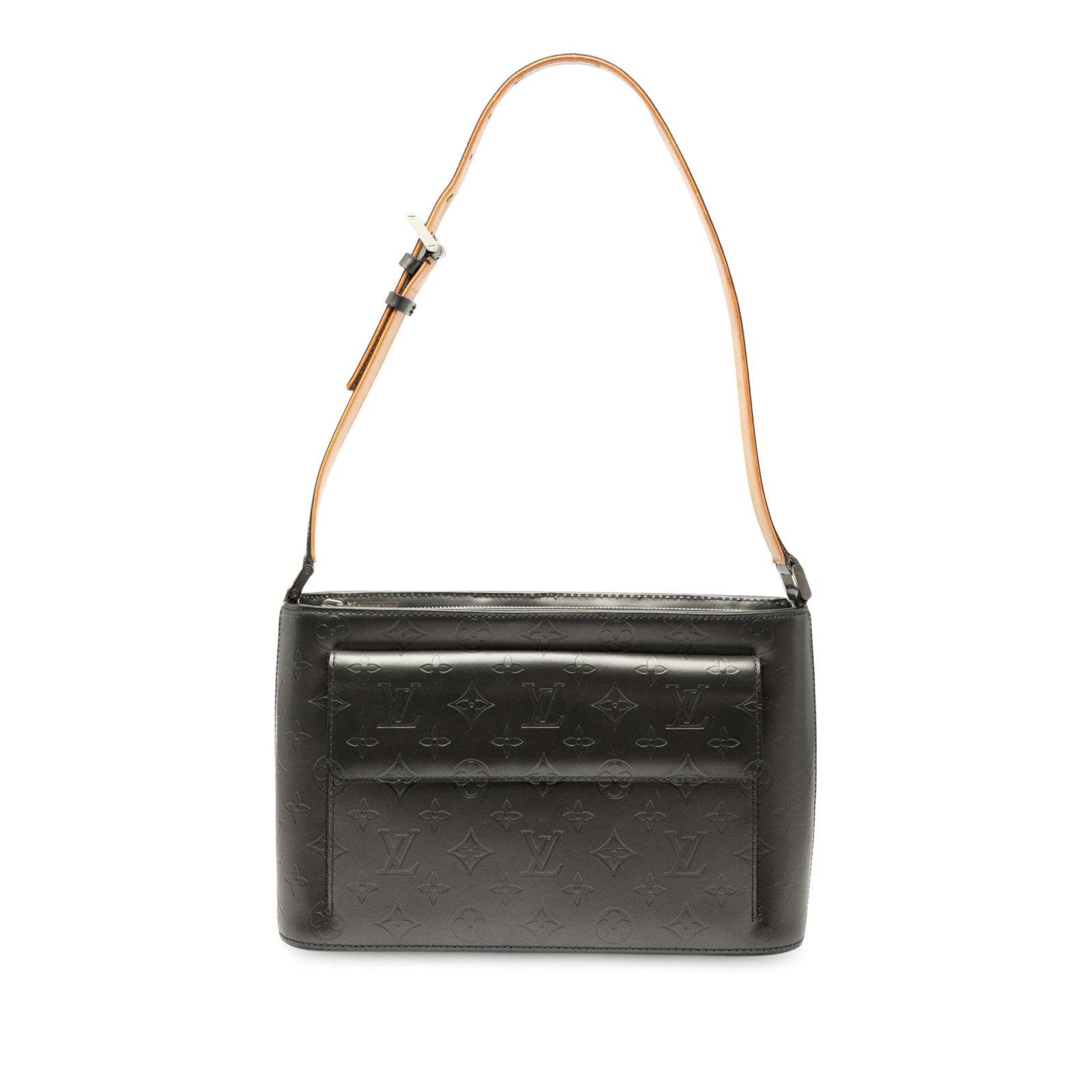 Louis Vuitton Alston Shoulder Bag Monogram Mat Gray Leather: Louis Vuitton Alston Shoulder Bag Monogram Mat Gray Leather This Louis Vuitton Monogram Mat Alston bag features a monogram mat leather body in gray, an adjustable leather shoulder strap, an exterior f