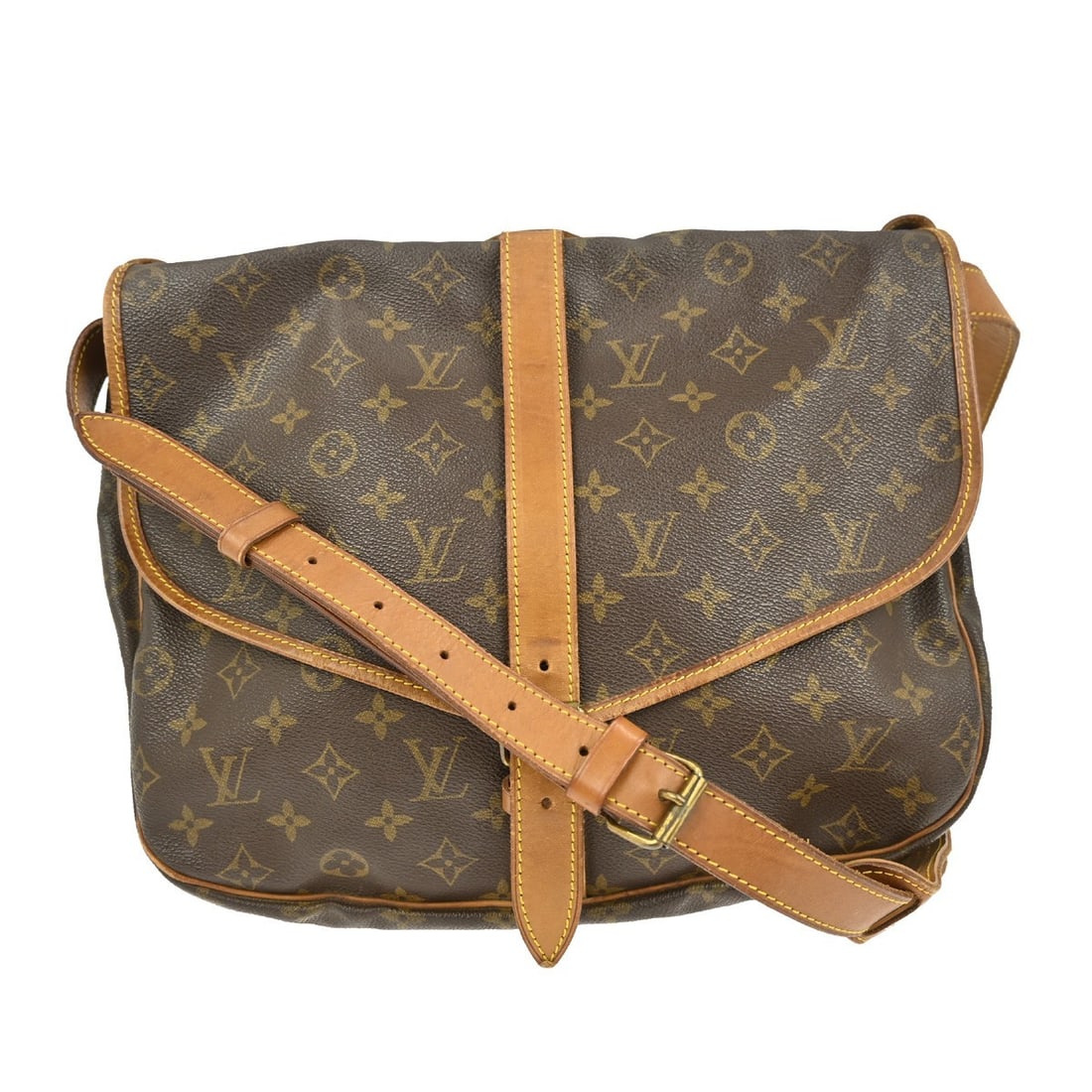 Louis Vuitton Saumur 35 Monogram Shoulder Bag Vintage (1 of 9)