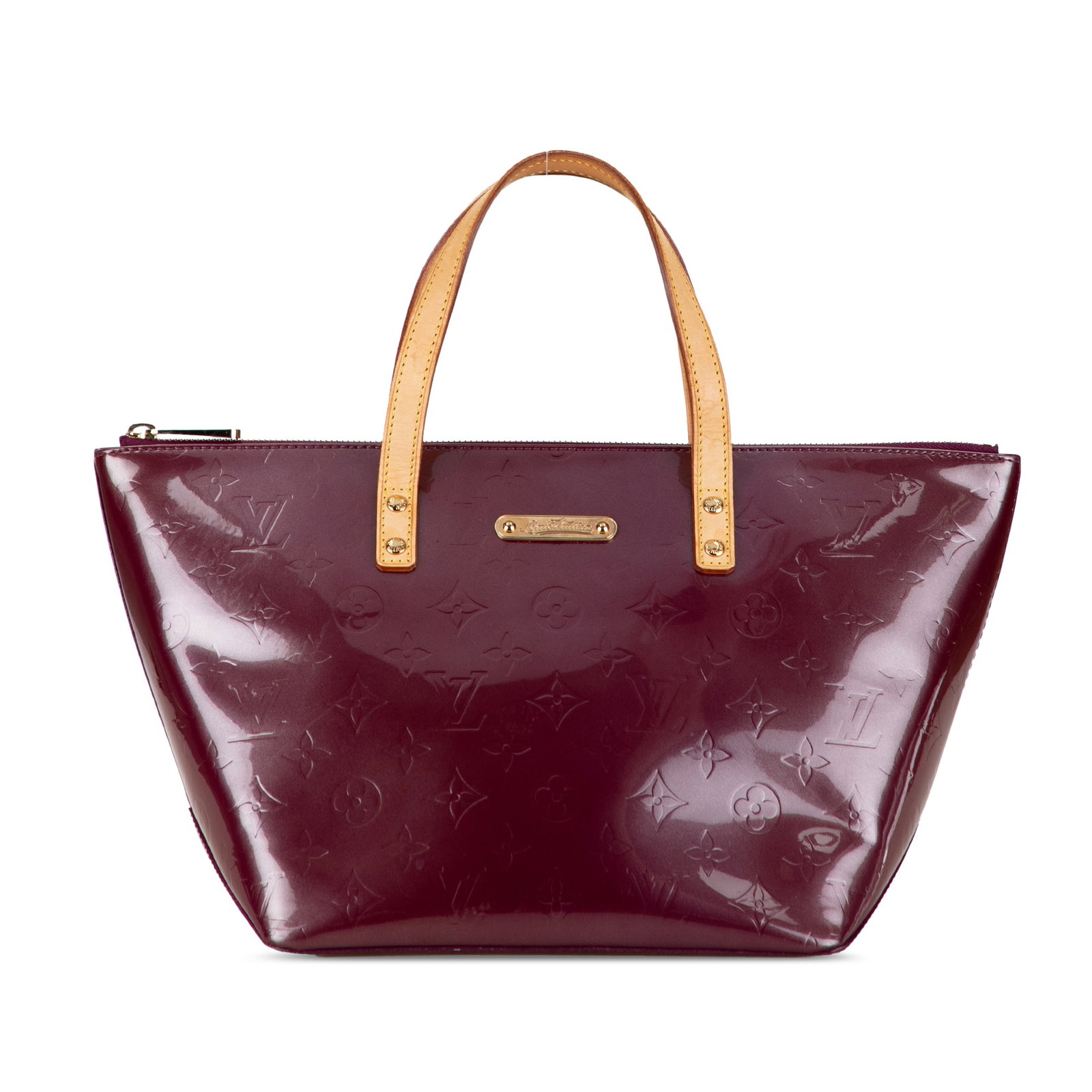 Louis Vuitton Monogram Vernis Bellevue PM Purple Leather Handbag (1 of 11)