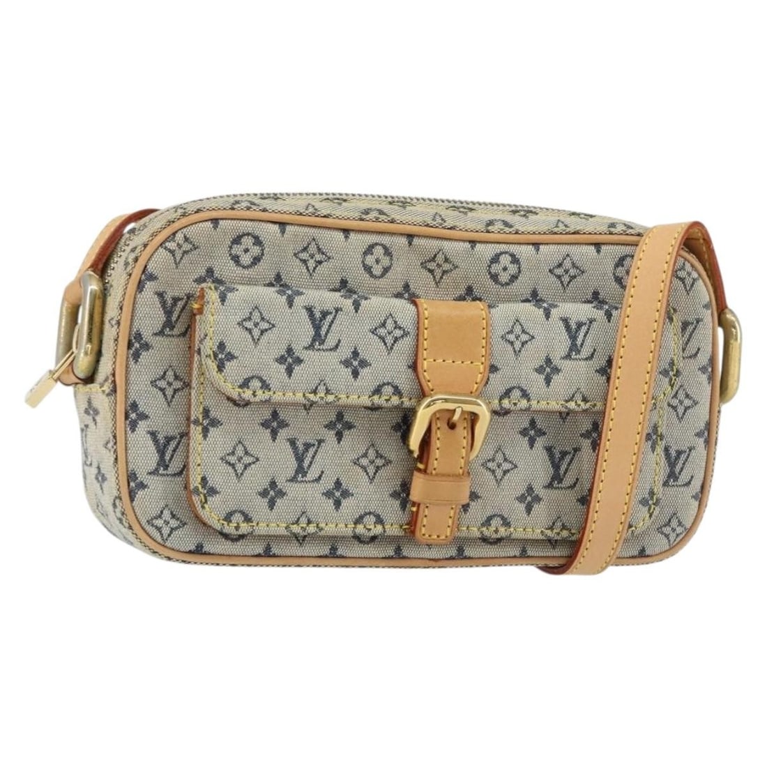 LOUIS VUITTON Monogram Mini Juliet Shoulder Bag Blue M92004 Auth: LOUIS VUITTON Monogram Mini Juliet Shoulder Bag Blue M92004 Auth This authentic LOUIS VUITTON Monogram Mini Juliet MM Shoulder Bag is beautifully crafted in blue Monogram Mini Canvas. Designed for sty