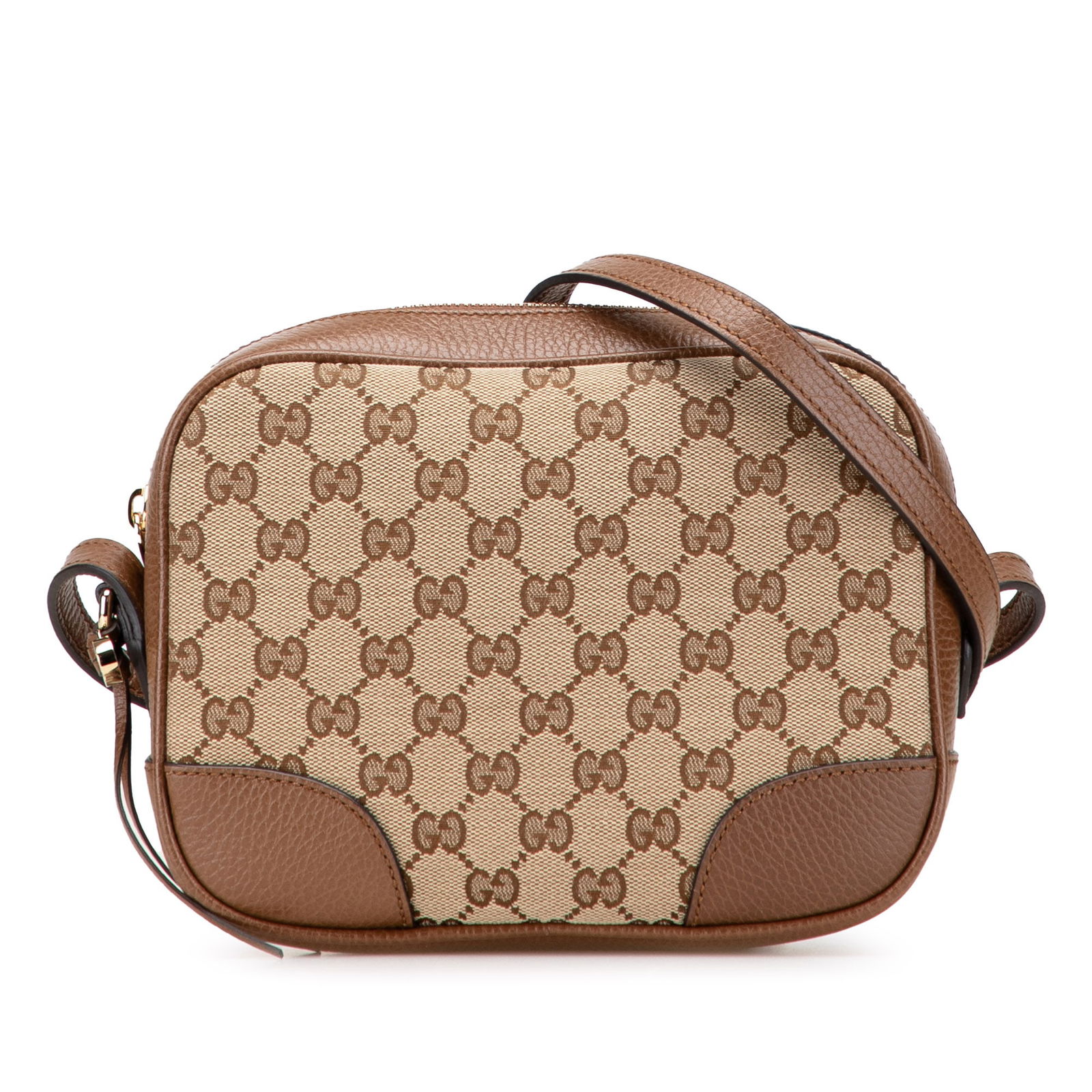 Gucci GG Canvas Bree Crossbody Bag with Leather Trim (1 of 10)