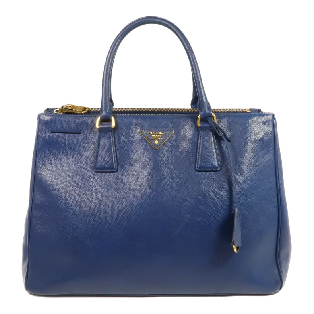 PRADA Galleria Handbag 1BA874 Navy Saffiano Leather GHW (1 of 18)