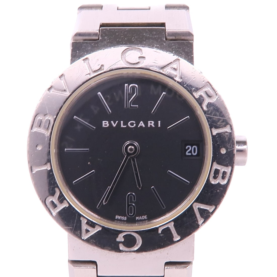 BVLGARI BB23SS Black Stainless Steel Quartz Wrist Watch (1 of 12)