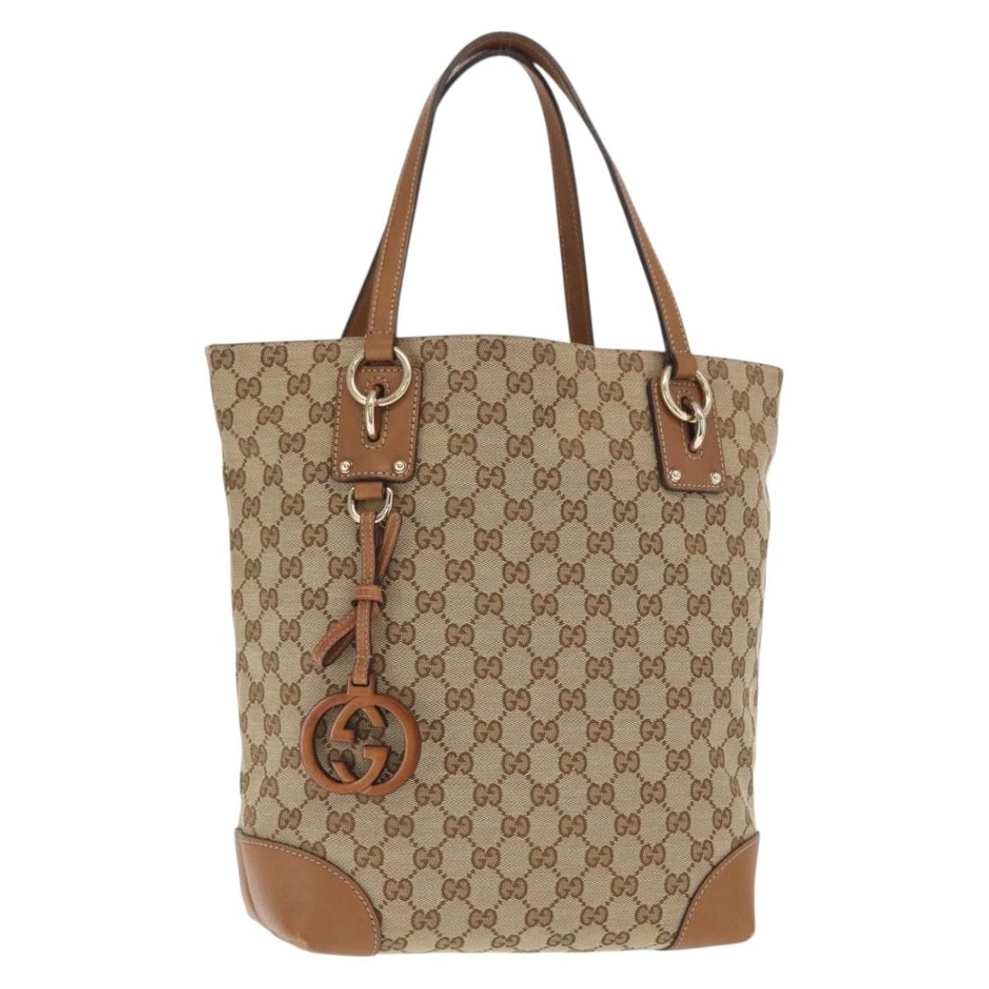 Beige Gold GG Canvas Tote by Gucci Model 247237 Italy (1 of 18)