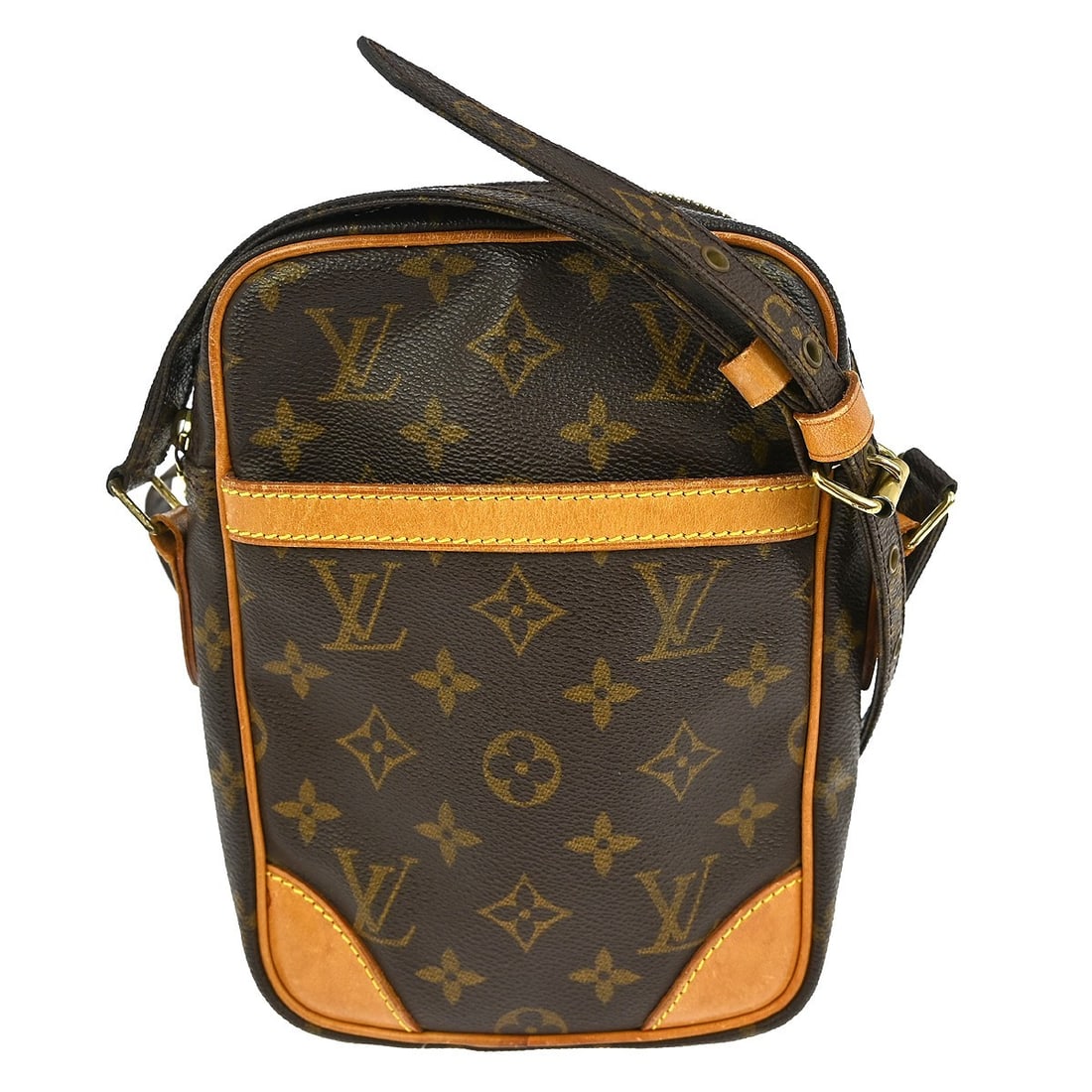 Louis Vuitton Danube Monogram Crossbody Bag M45266 Vintage Brown (1 of 8)