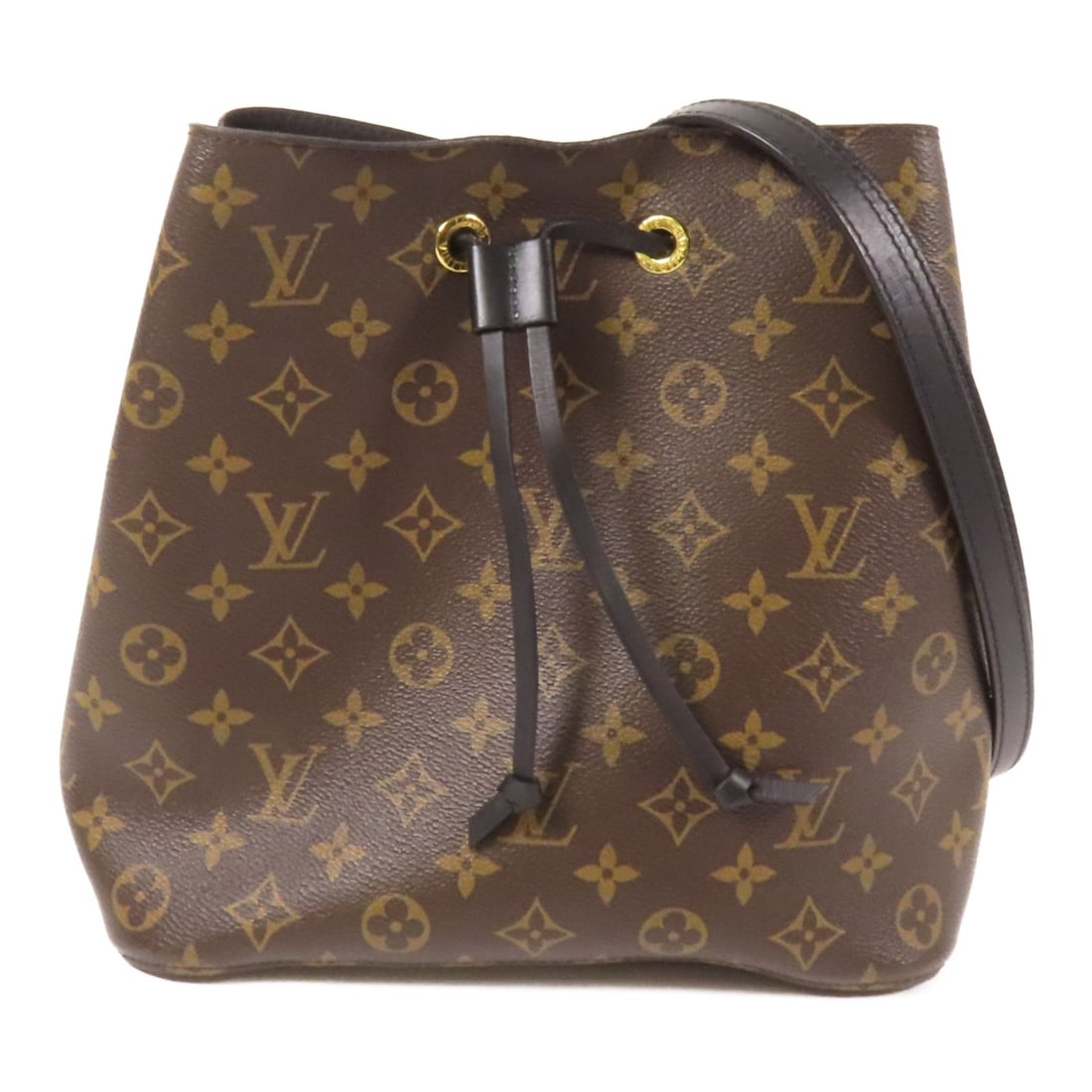 Louis Vuitton Neo Noe MM Shoulder Bag Monogram Brown GHW M44020 (1 of 14)