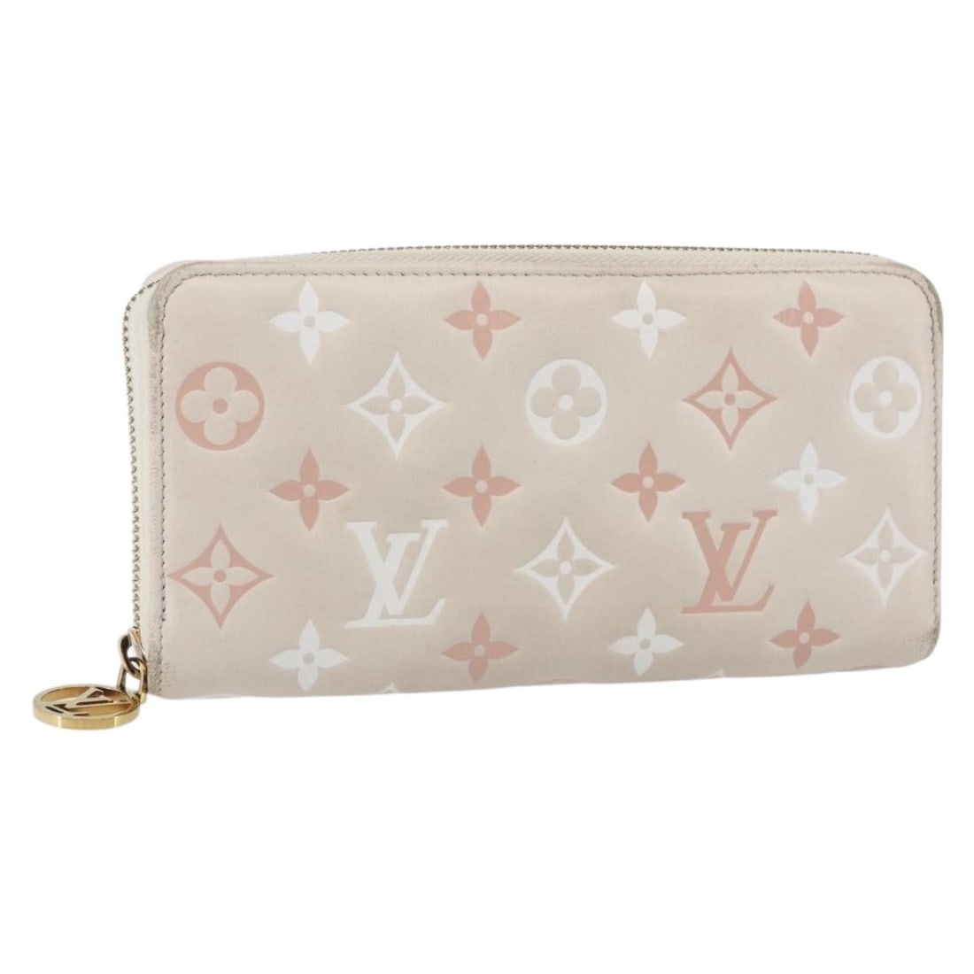 LOUIS VUITTON Monogram Coussin Zippy Long Wallet Pink M82290 Auth (1 of 18)