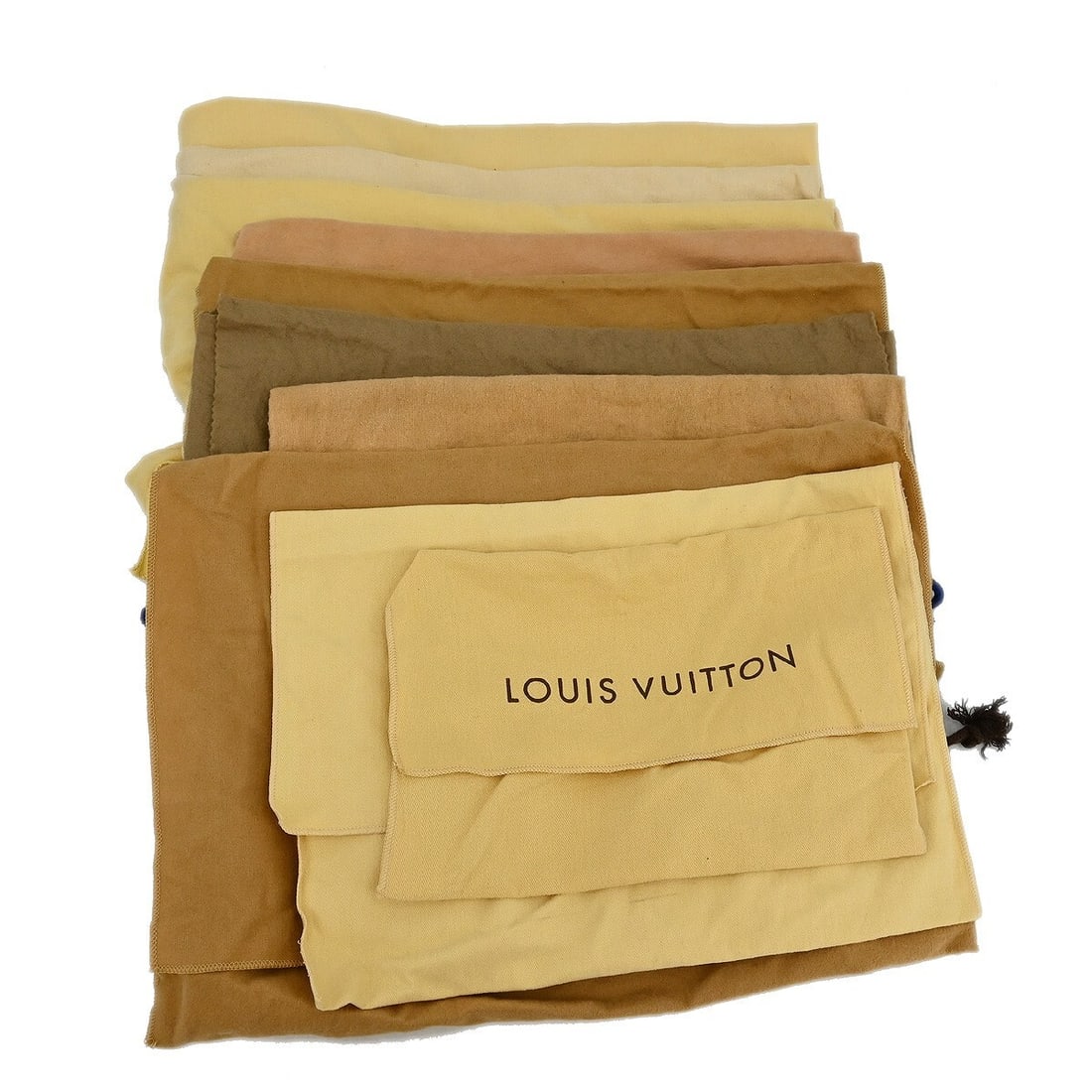 Louis Vuitton 10 Piece Authentic Cotton Dust Bag Set Brown (1 of 9)