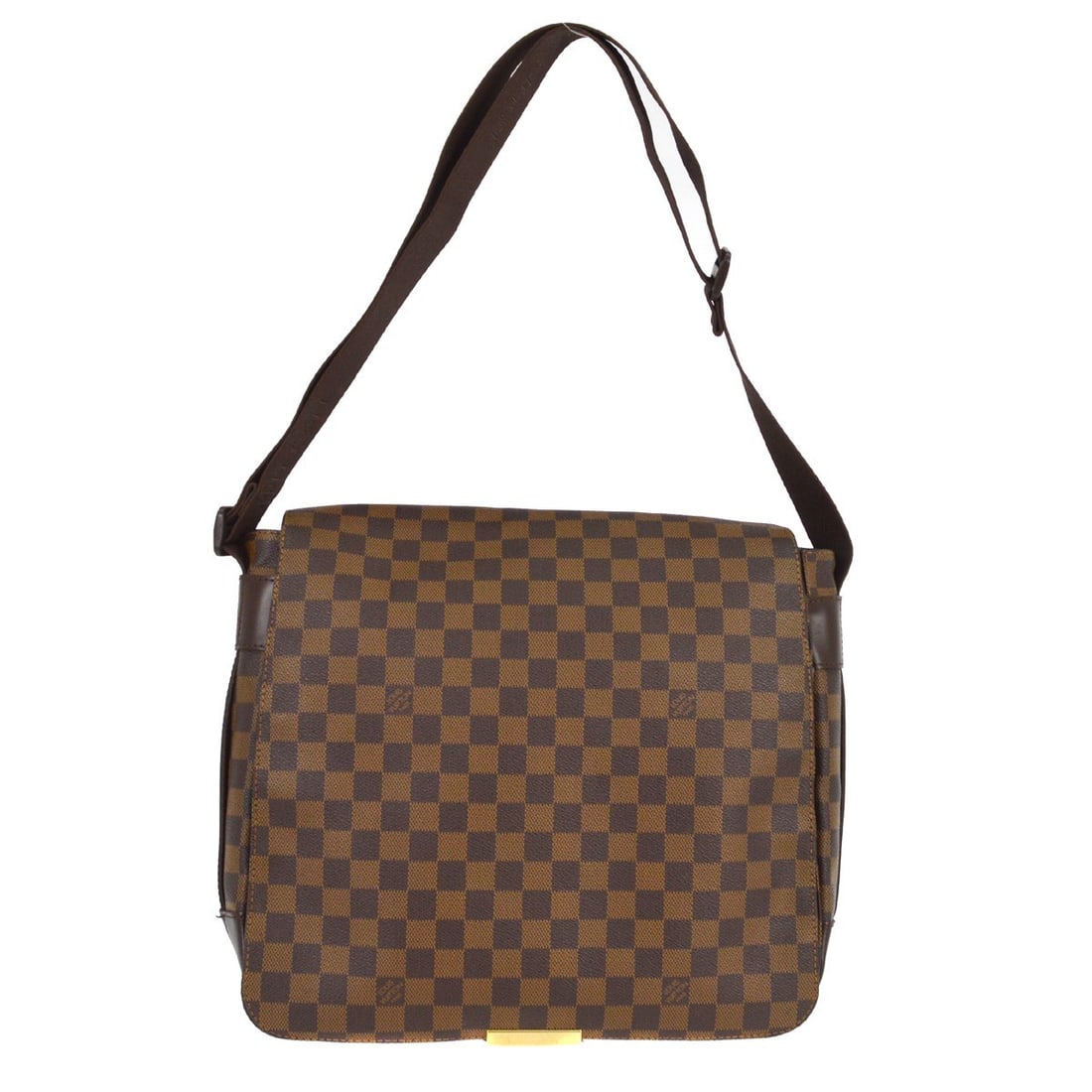Louis Vuitton Damier Bastille Messenger Bag N45258 Brown Canvas: Louis Vuitton Damier Bastille Messenger Bag N45258 Brown Canvas The Louis Vuitton Damier Bastille Shoulder Bag is a stylish and functional messenger bag designed for everyday use. This large bag featu