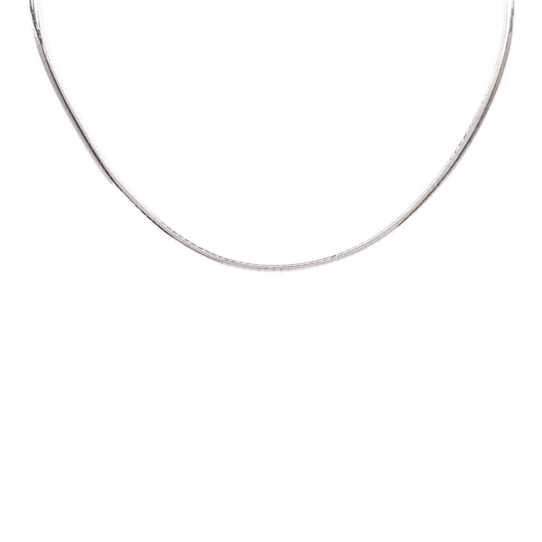 18K White Gold Necklace by JEWELRY Silver Tone (1 of 9)