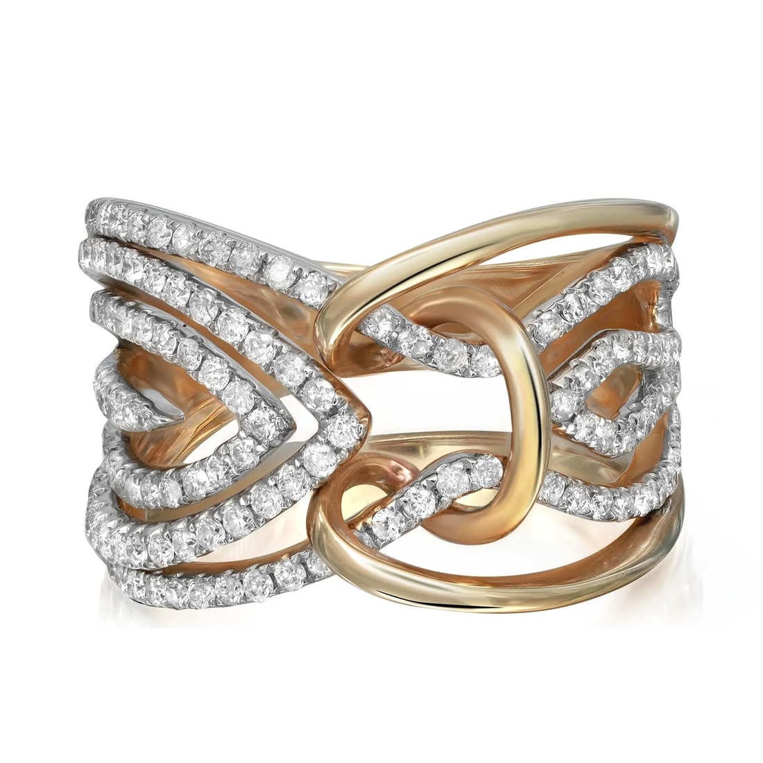 Rachel Koen 1.18ctw Round Diamond Wide Band Ring 14K Yellow Gold Size 7.5: Rachel Koen 1.18ctw Round Diamond Wide Band Ring 14K Yellow Gold Size 7.5 Elevate your style with this exquisite 1.18 cttw round diamond ladies wide band ring, elegantly crafted in 14K yellow gold. Th