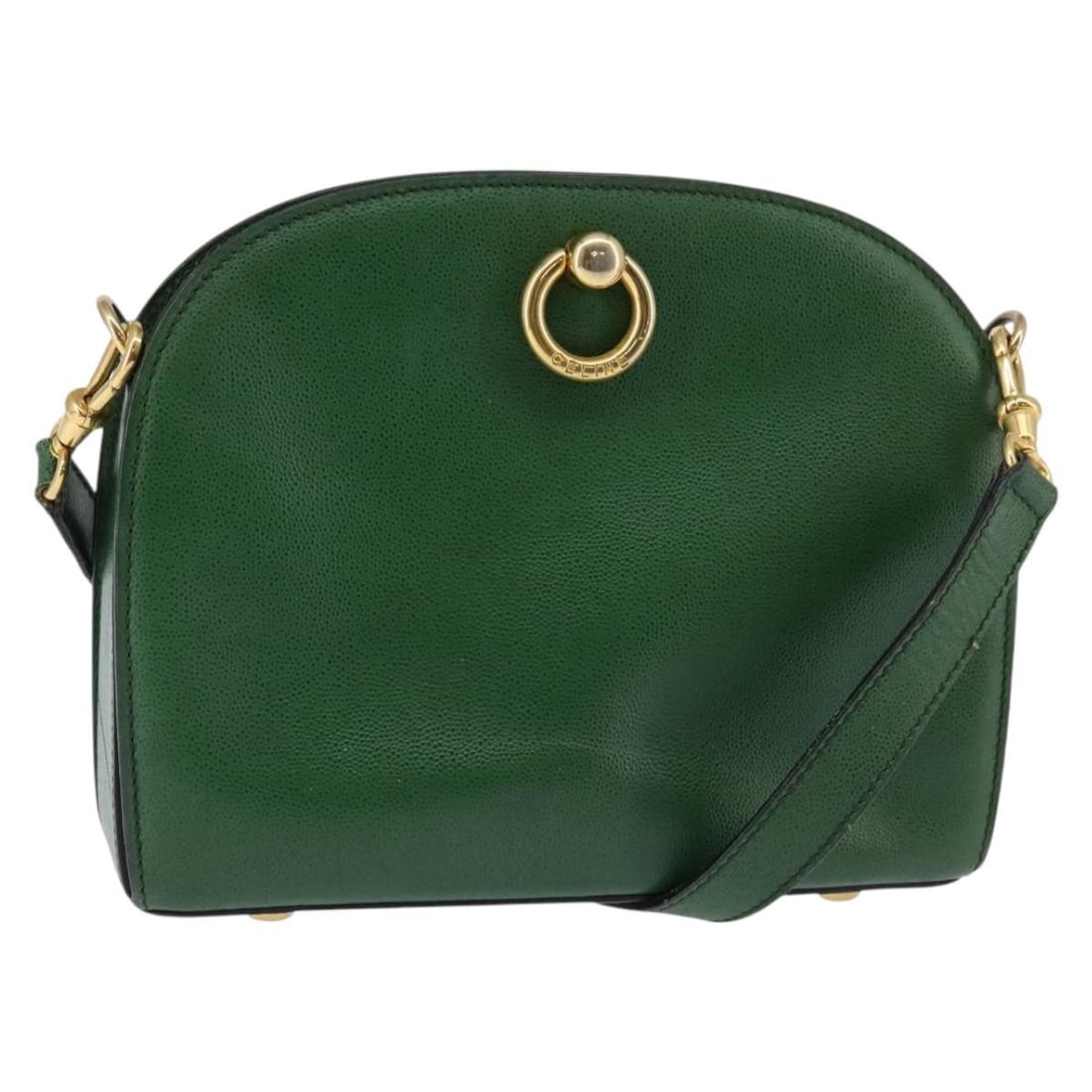 Celine Green Leather Shoulder Bag for Women (1 of 1)