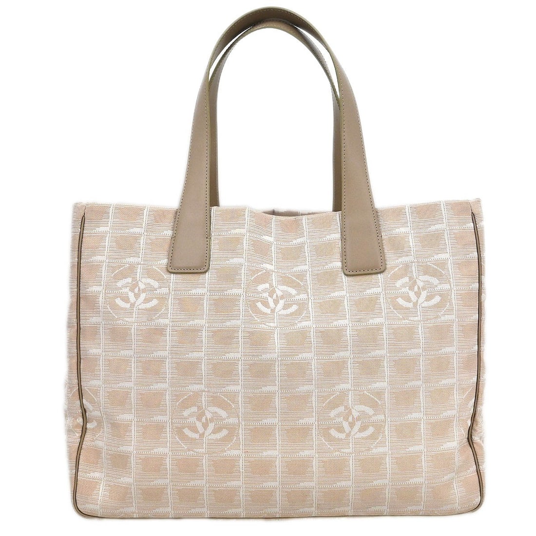 Beige Chanel Travel Line Tote Bag (1 of 1)
