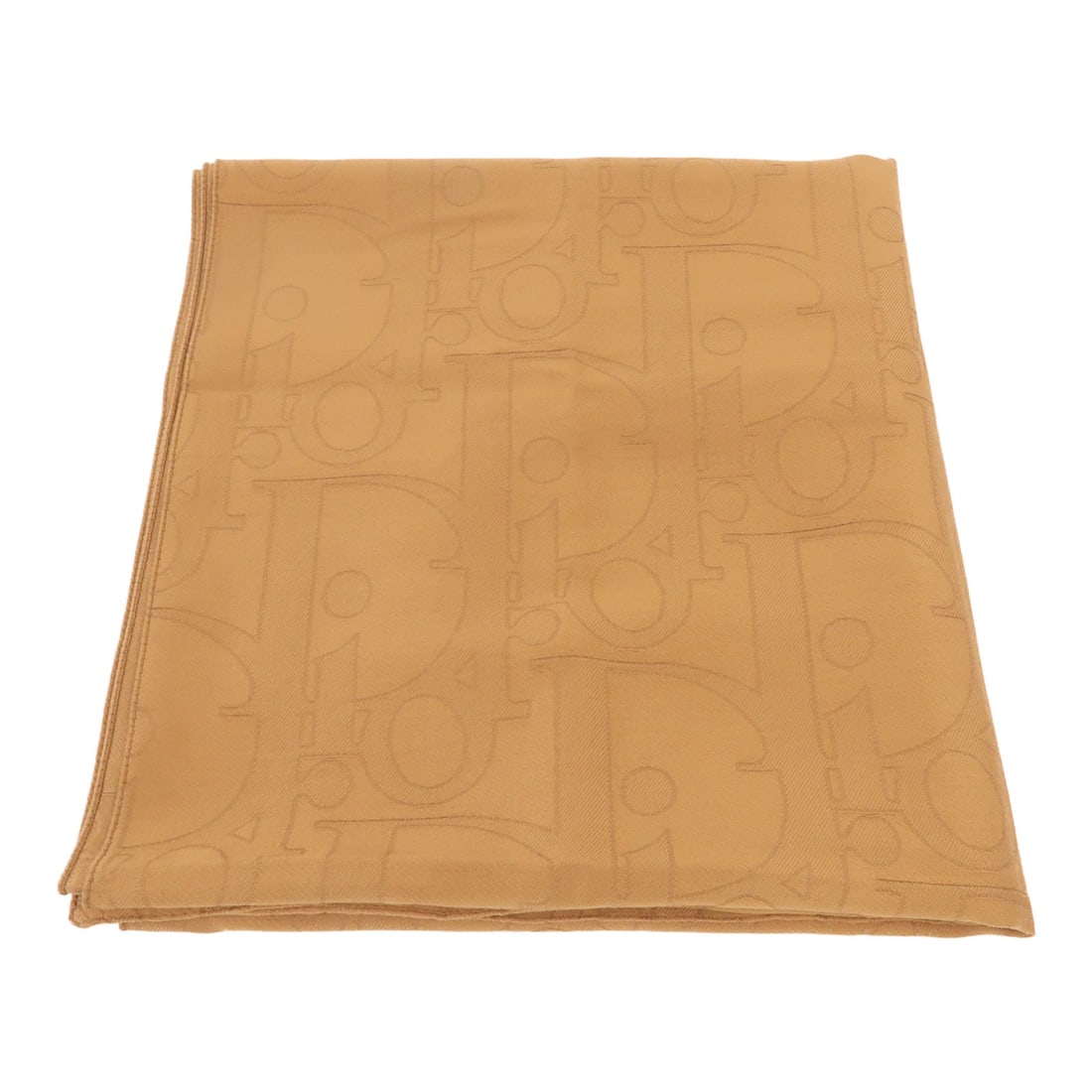 Christian Dior Graality Silk Scarf Brown Made in France (1 of 8)
