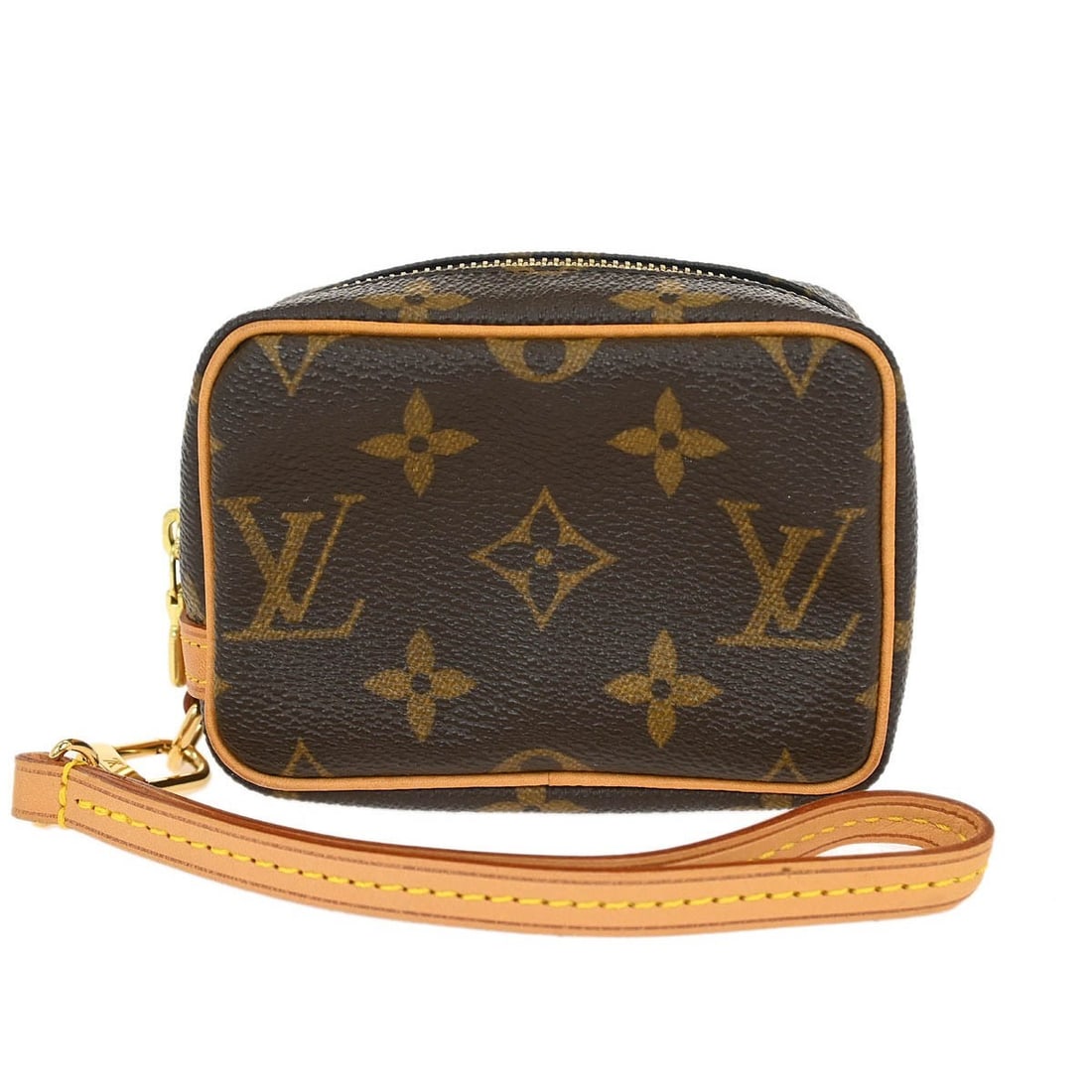 Louis Vuitton Monogram Trousse Wapity Pouch M58030 Mini Zip Bag: Louis Vuitton Monogram Trousse Wapity Pouch M58030 Mini Zip Bag The Louis Vuitton Monogram Trousse Wapity Pouch M58030 is a stylish mini pouch ideal for casual occasions. Crafted from durable canvas,