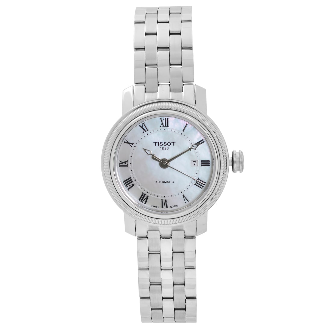 Tissot Bridgeport 29mm Ladies Automatic Watch MOP Dial T0970071111300 (1 of 5)