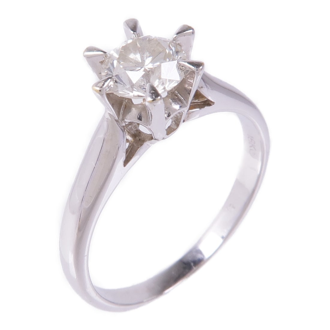 Stunning 18K White Gold Diamond Ring US Size 6.75 (1 of 7)